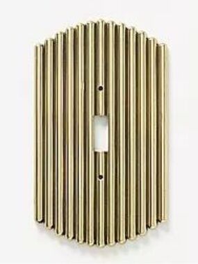 Anthropologie Pavia Single Switch Plate in Bronze #2